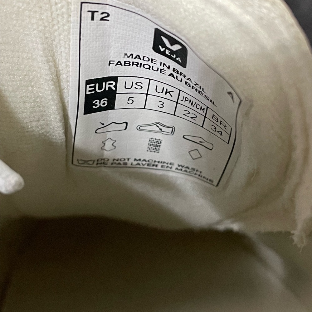 Veja Campo Chromefree Leather White Matcha - Picture 14 of 14